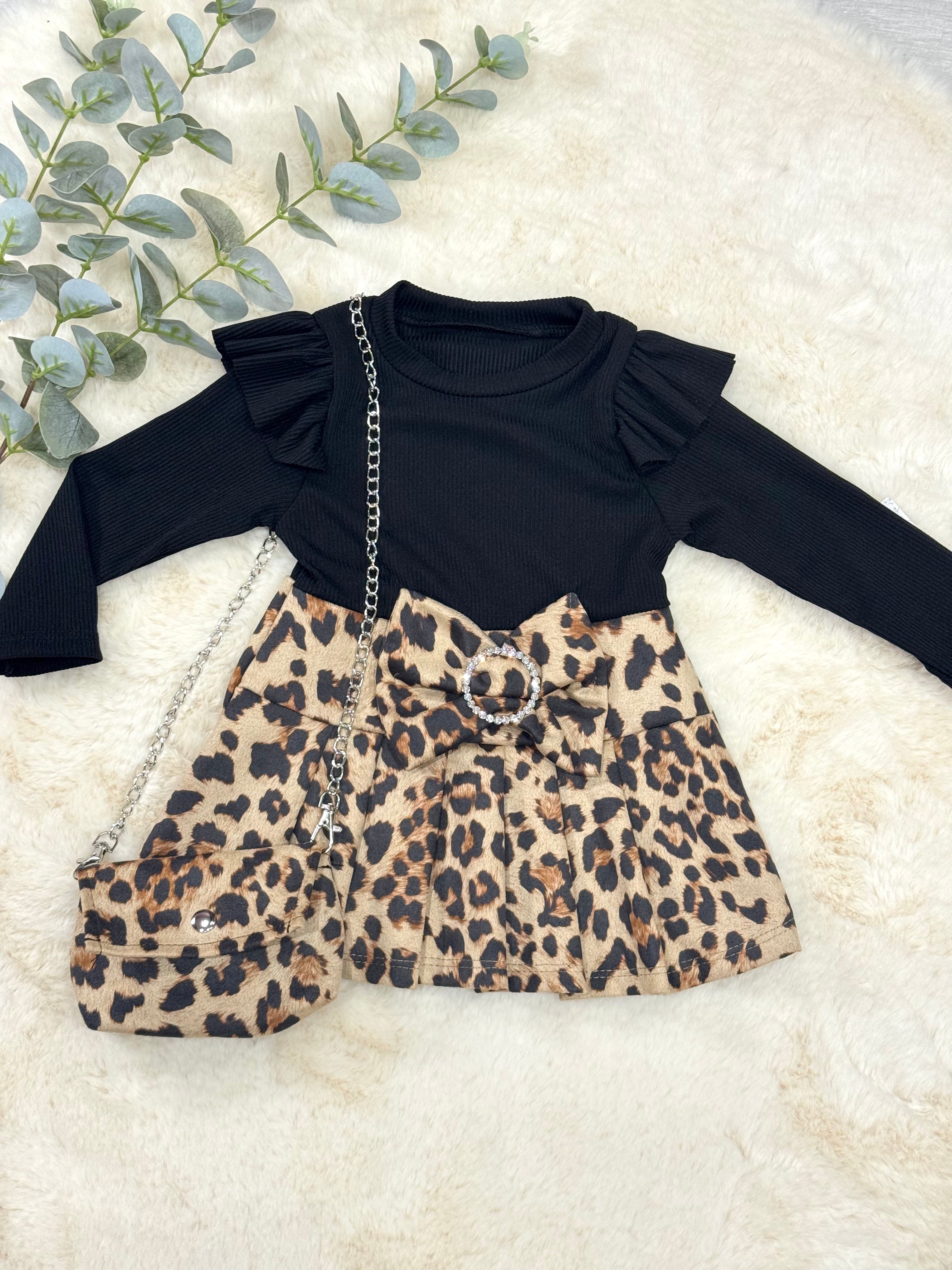 Robe Léopard Noire