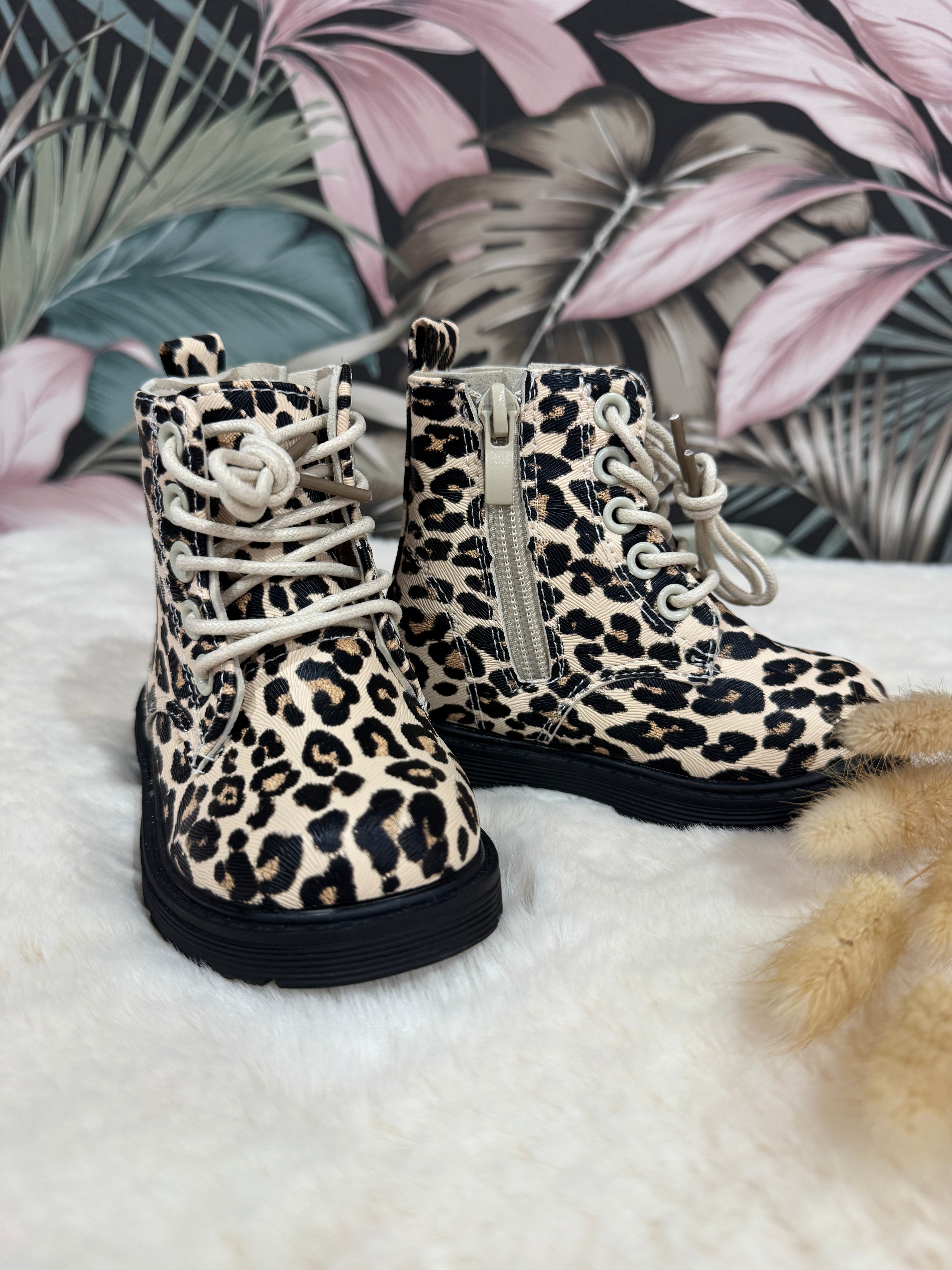 Boots Léopard Beiges
