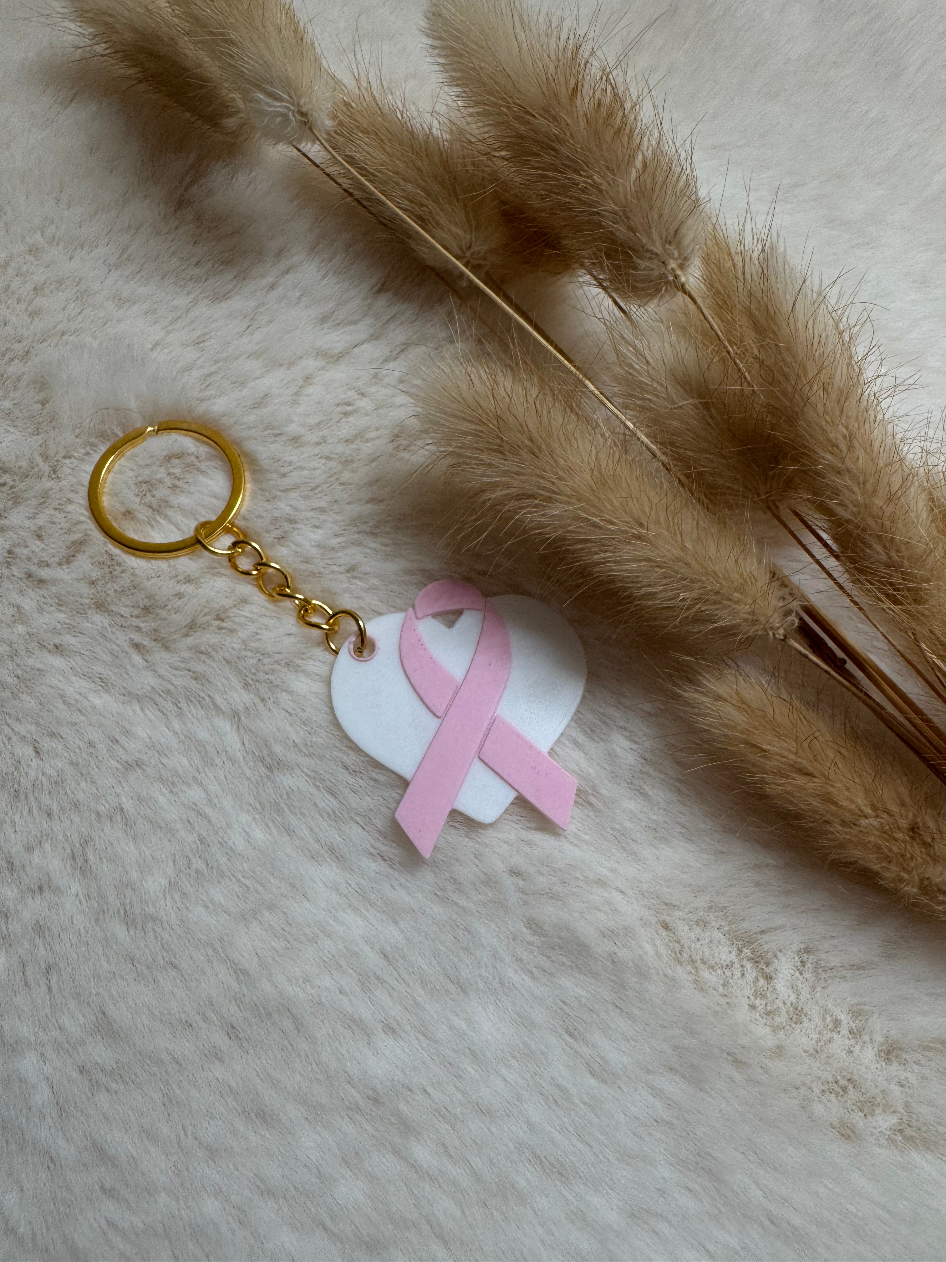 Porte Clé Octobre Rose