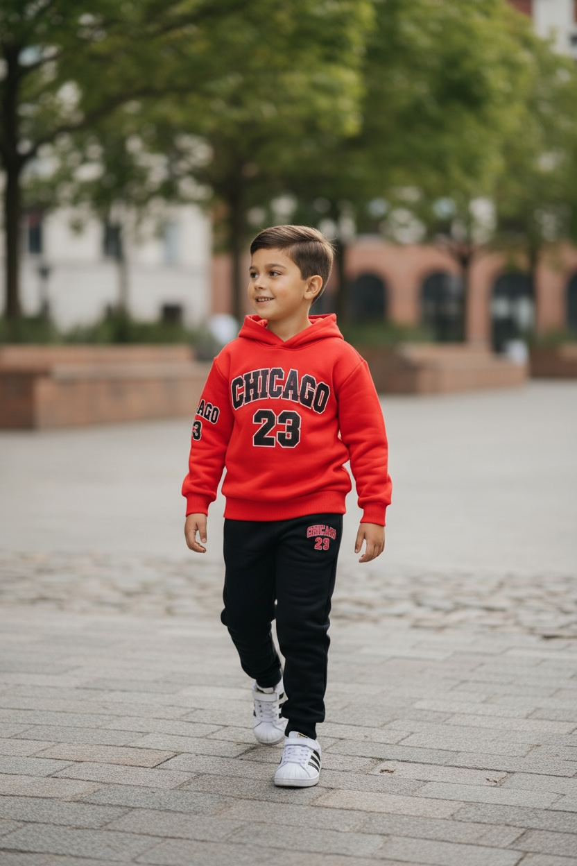 Ensemble Chicago rouge